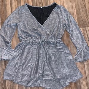 Shimmer Party Dress 💫🖤